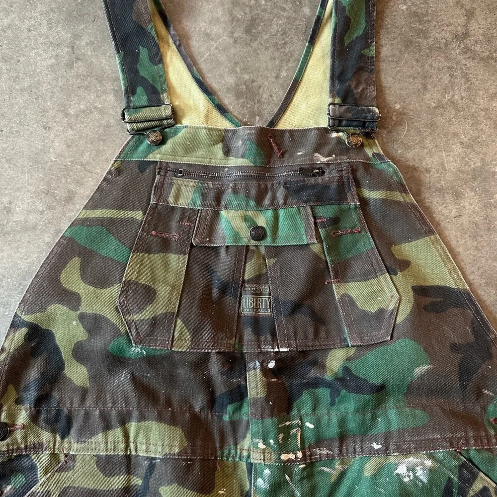 Vintage Liberty Men’s Camo Overalls - Picture 2 of 6